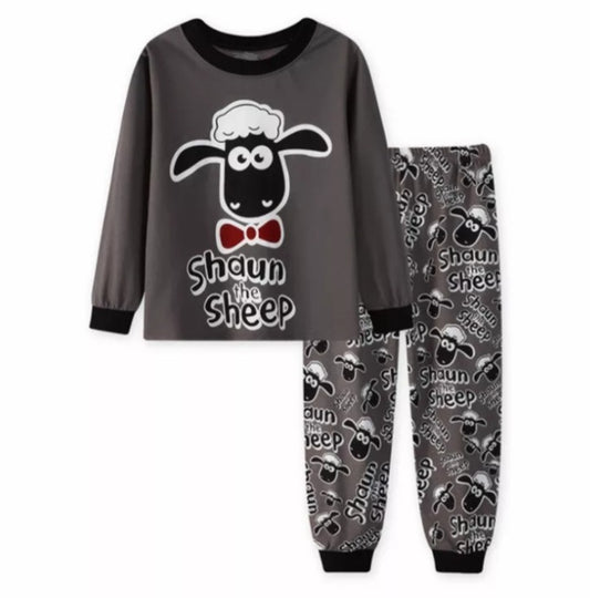 Grey Shaun The Sheep Pyjamas (2-7 Yrs)