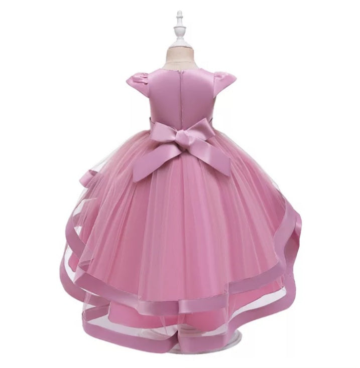 Pink Long Tail Tutu Dress (3-12Yrs)