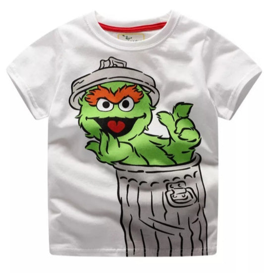 Oscar Cartoon T-Shirt, Size 2-7 Yrs