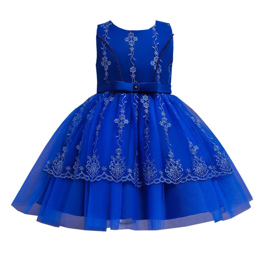 Embroidered Tulle Dress (3-8 Yrs)