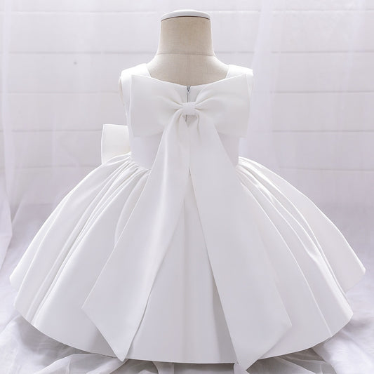 White Ball Gown Party Dress (6M-10Yrs)