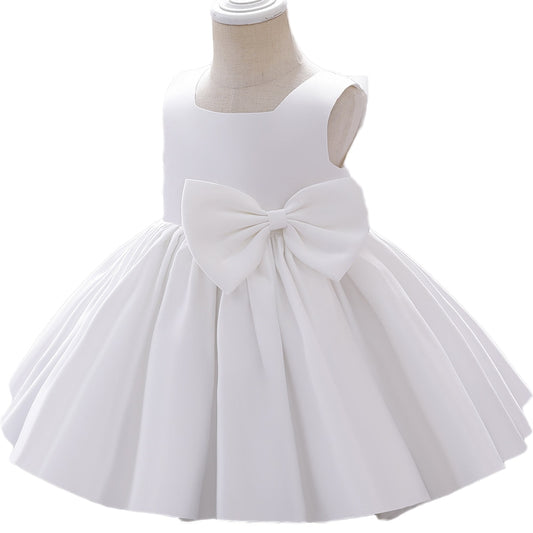 White Ball Gown Party Dress (6M-10Yrs)