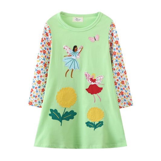 Floral Fairy Dress (3-12 Yrs)