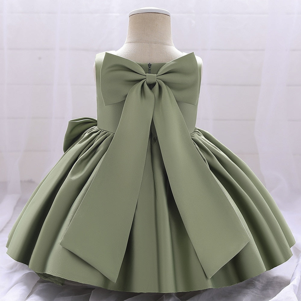 Green Ball Gown Party Dress (6M-10Yrs)