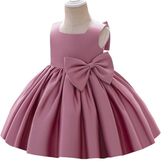 Dark Pink Ball Gown Dress (6-10Yrs)