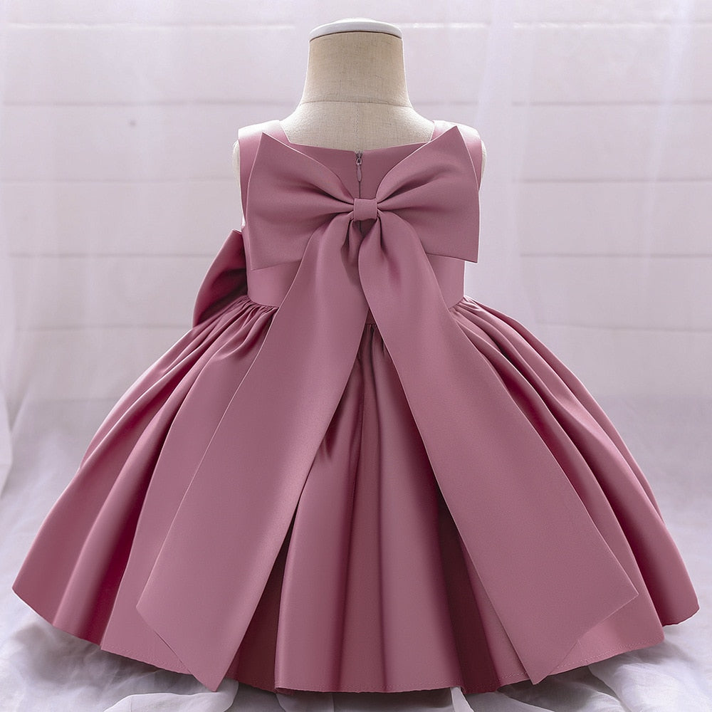 Dark Pink Ball Gown Dress (6-10Yrs)