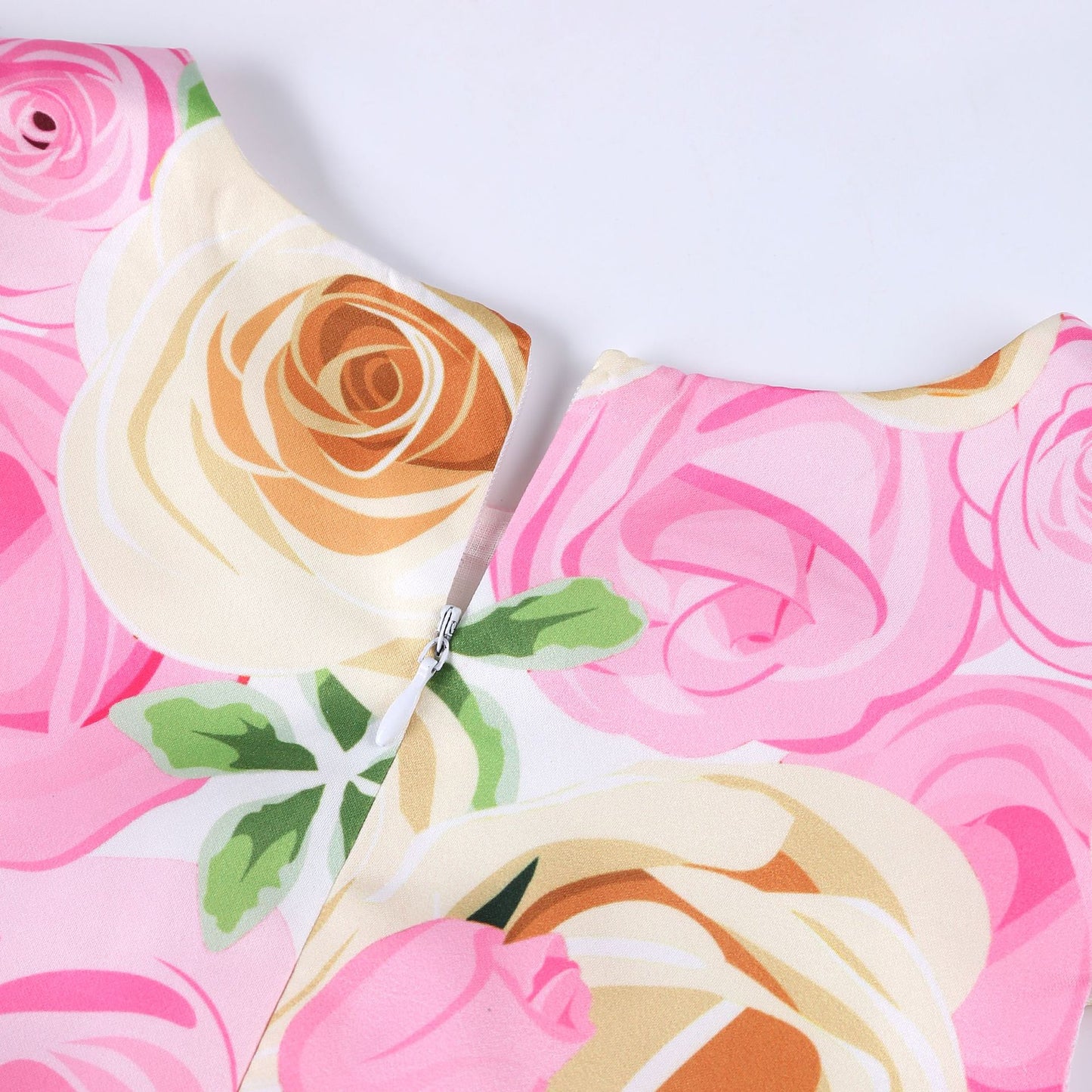 Pink Rose Dress, Size 2-8 Yrs