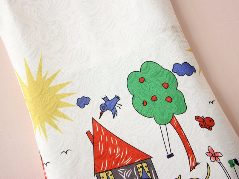 Girls Print Dress & Jacket Set, Size 3-8 Yrs