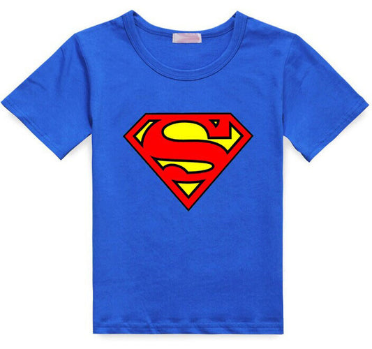 Boys Superman T-Shirt, Blue, Size 2-7 Yrs