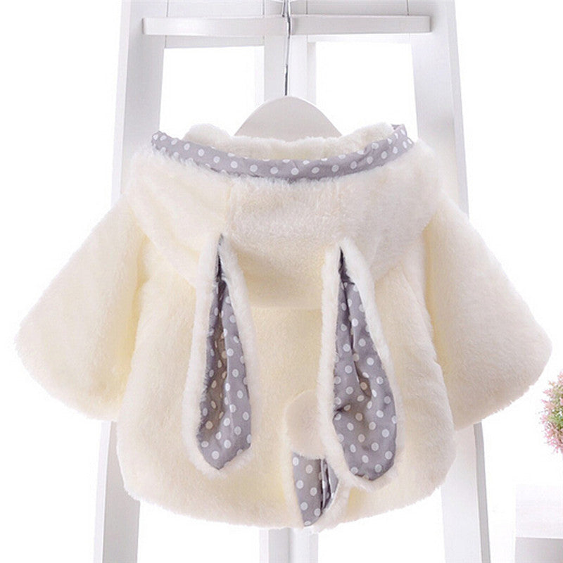 Girls Faux Fur Jacket, Pink, White, Purple, Size 3M-3Yrs