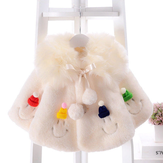 Girls Faux Fur Winter Jacket - 2 colours