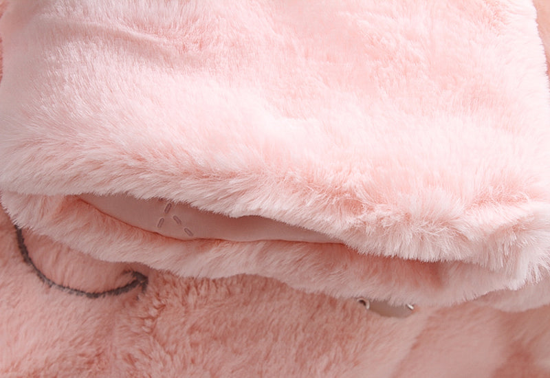 Girls Faux Fur Winter Jacket - 2 colours