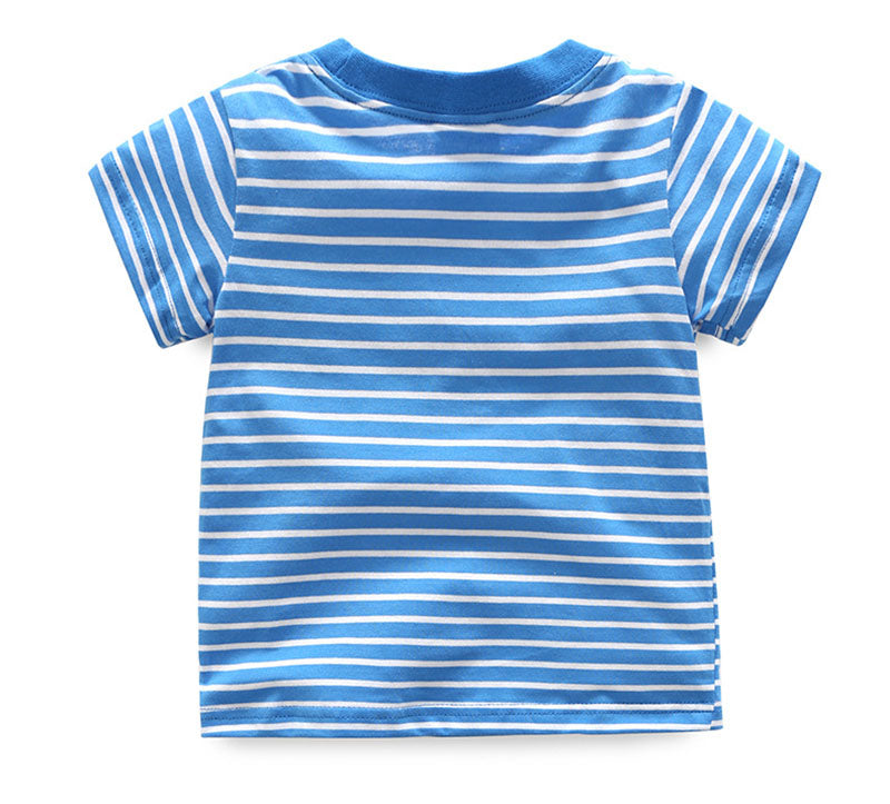 Boys Short Sleeve Giraffe T-Shirt, Age 1-6 Yrs