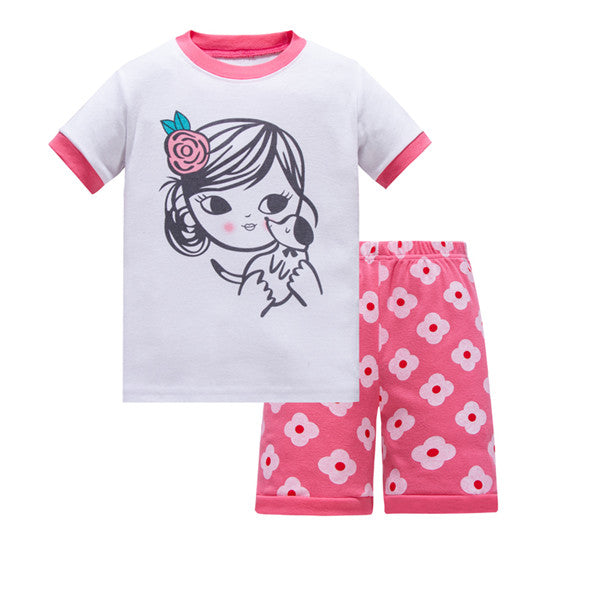 Shorts Pyjamas Set, Size 2-7 Yrs