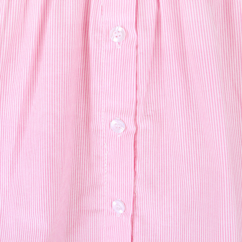 Girls Striped Cotton Dress, Size 18M-5 Yrs