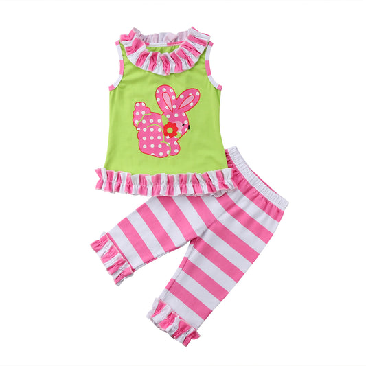 Girls 2-Piece Trouser Set, Size 0-4 Yrs