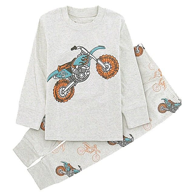 Boys Motorcycle Pyjamas (2-7 Yrs)