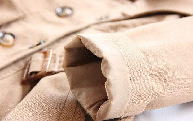 Girls Cream Trench Coat, Size 2-7 Yrs