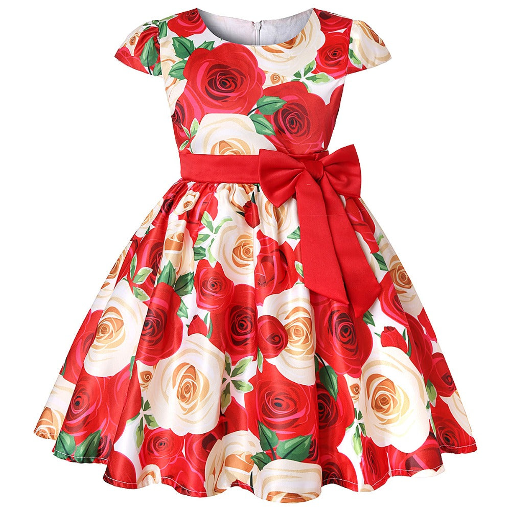 Girls size 8 red 2024 dress