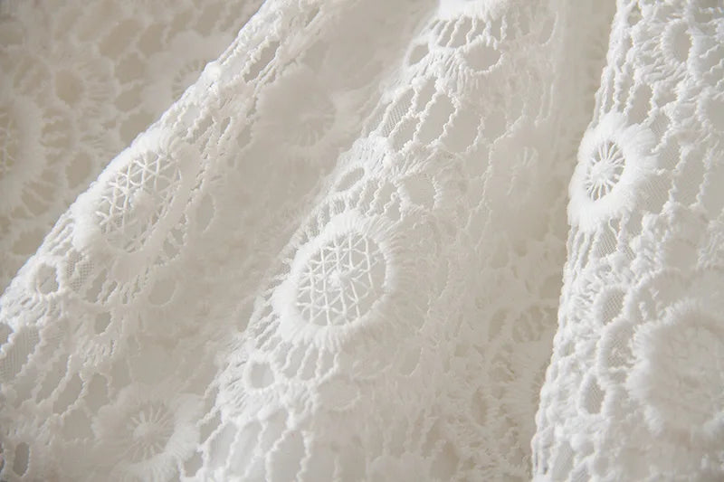 Lace Pattern Christening Dress (3M -24M)