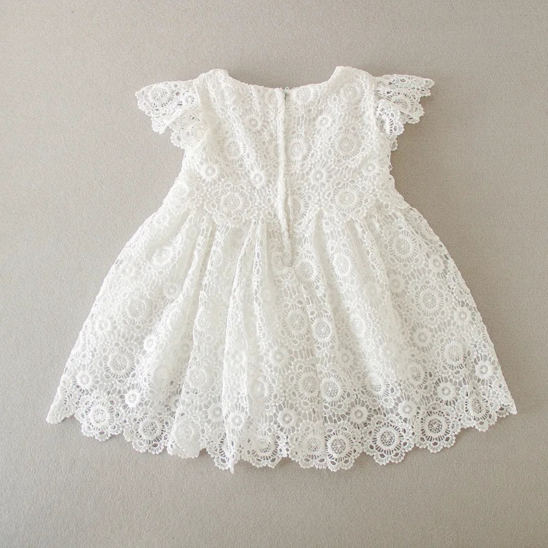 Lace Pattern Christening Dress (3M -24M)
