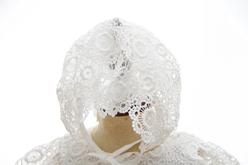 Lace Pattern Christening Dress (3M -24M)