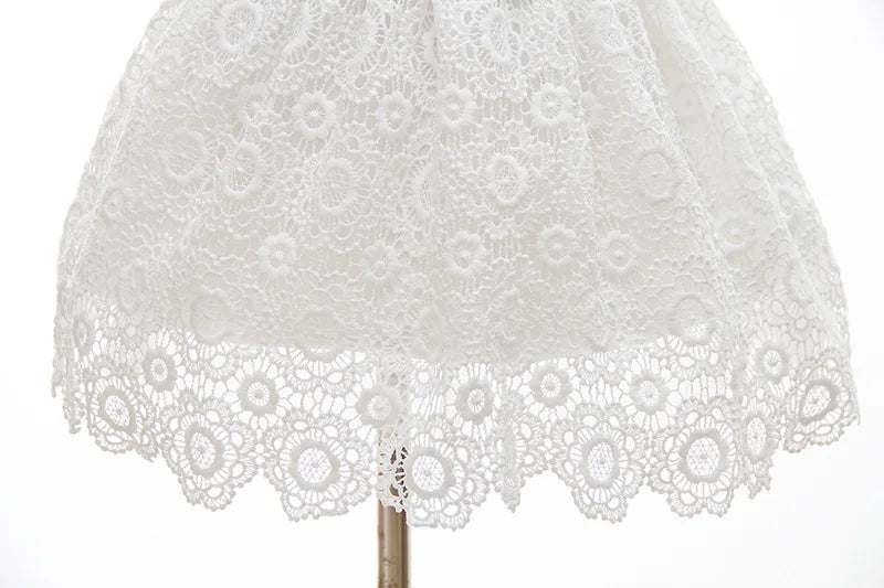 Lace Pattern Christening Dress (3M -24M)