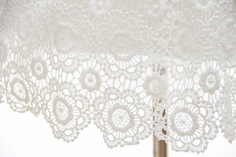 Lace Pattern Christening Dress (3M -24M)