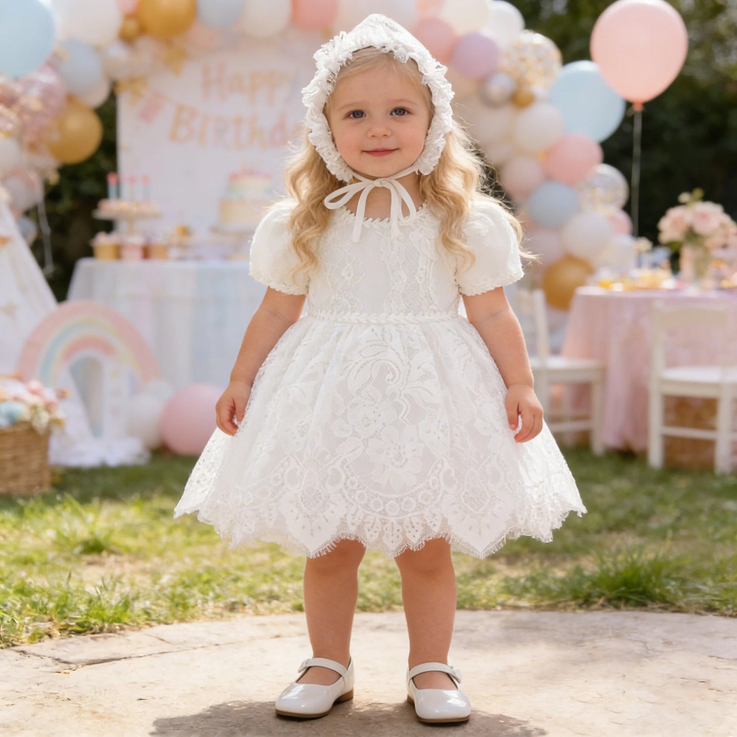 Baptism Tulle Party Dress (3M - 24M)