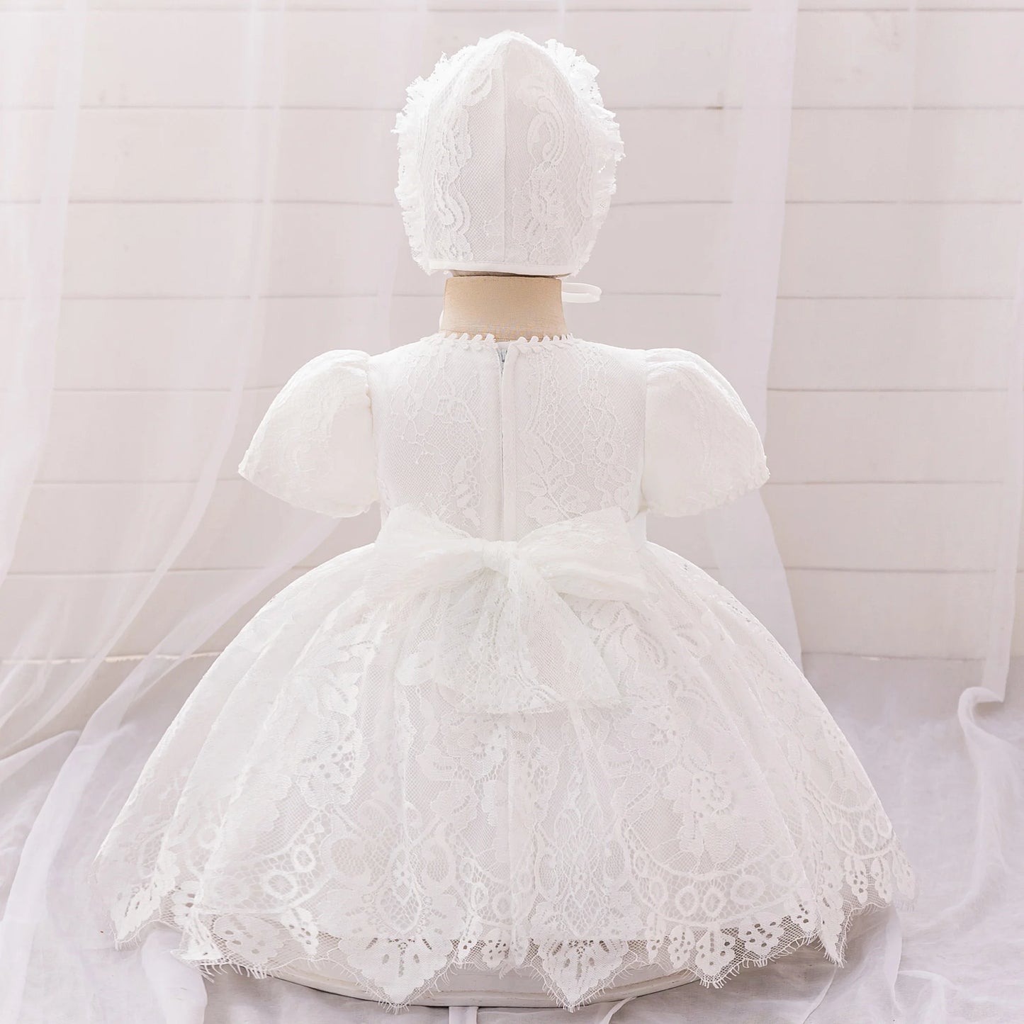 Baptism Tulle Party Dress (3M - 24M)