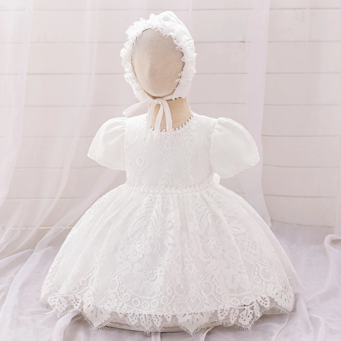 Baptism Tulle Party Dress (3M - 24M)