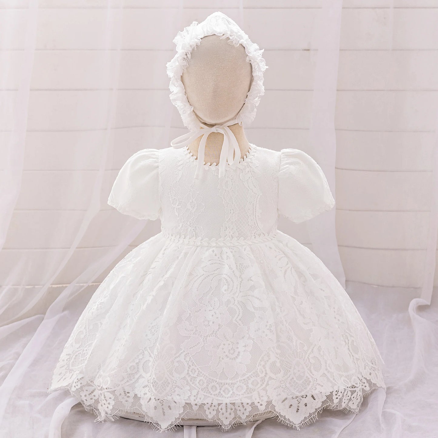 Baptism Tulle Party Dress (3M - 24M)