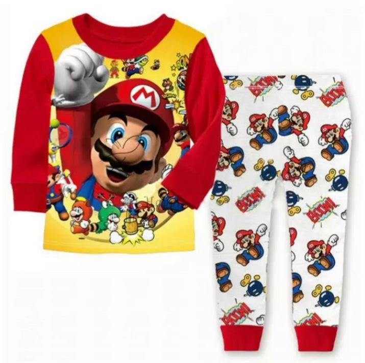 Super Mario Pyjamas, Size 2-7 Yrs