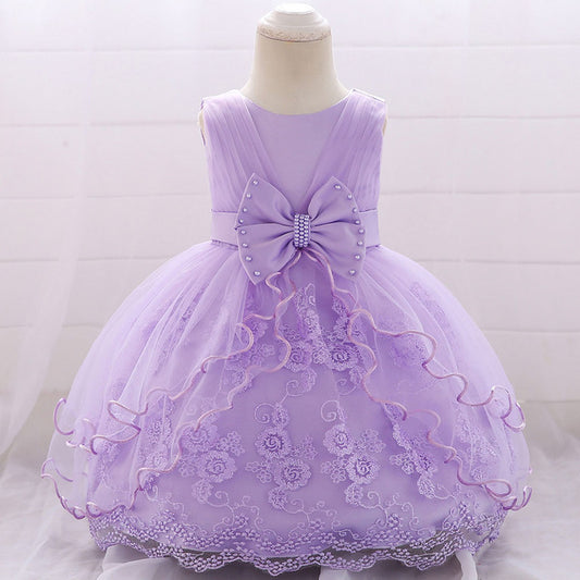 Lilac Ruffle Dress (3M-24M)