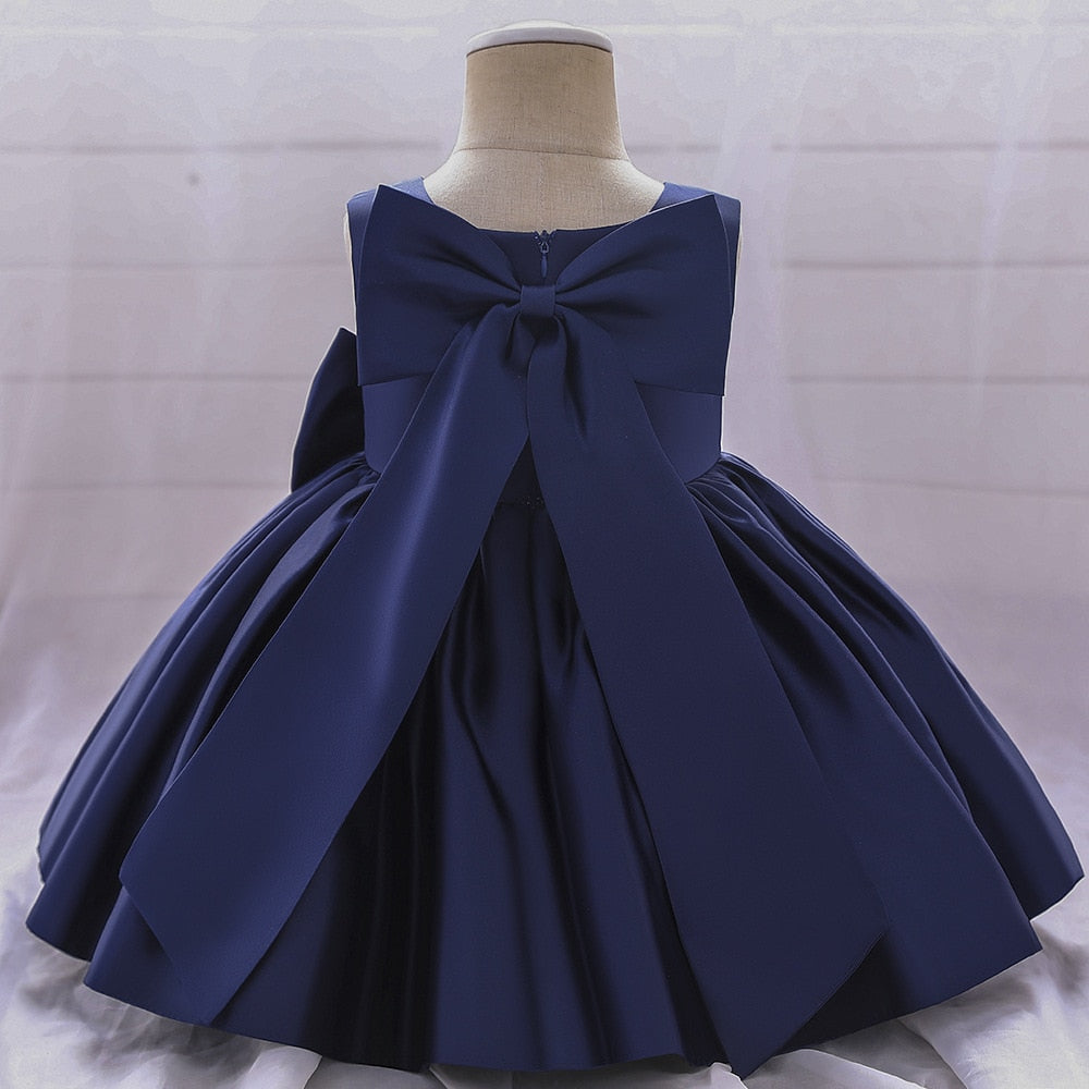 Navy Ball Gown Party Dress (6M-10Yrs)