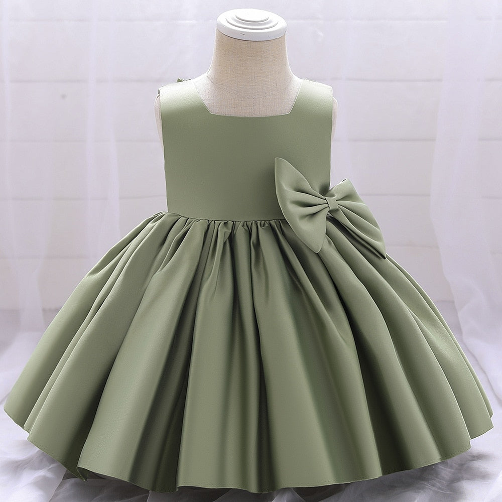 Green Ball Gown Party Dress (6M-10Yrs)