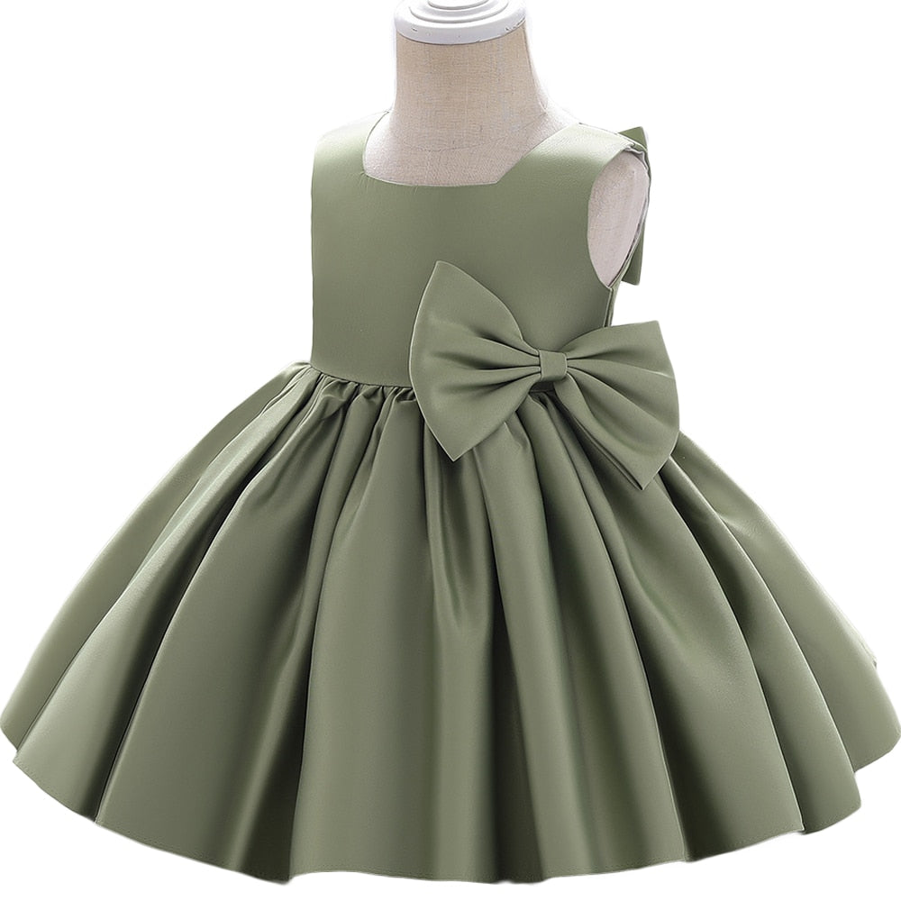 Green Ball Gown Party Dress (6M-10Yrs)