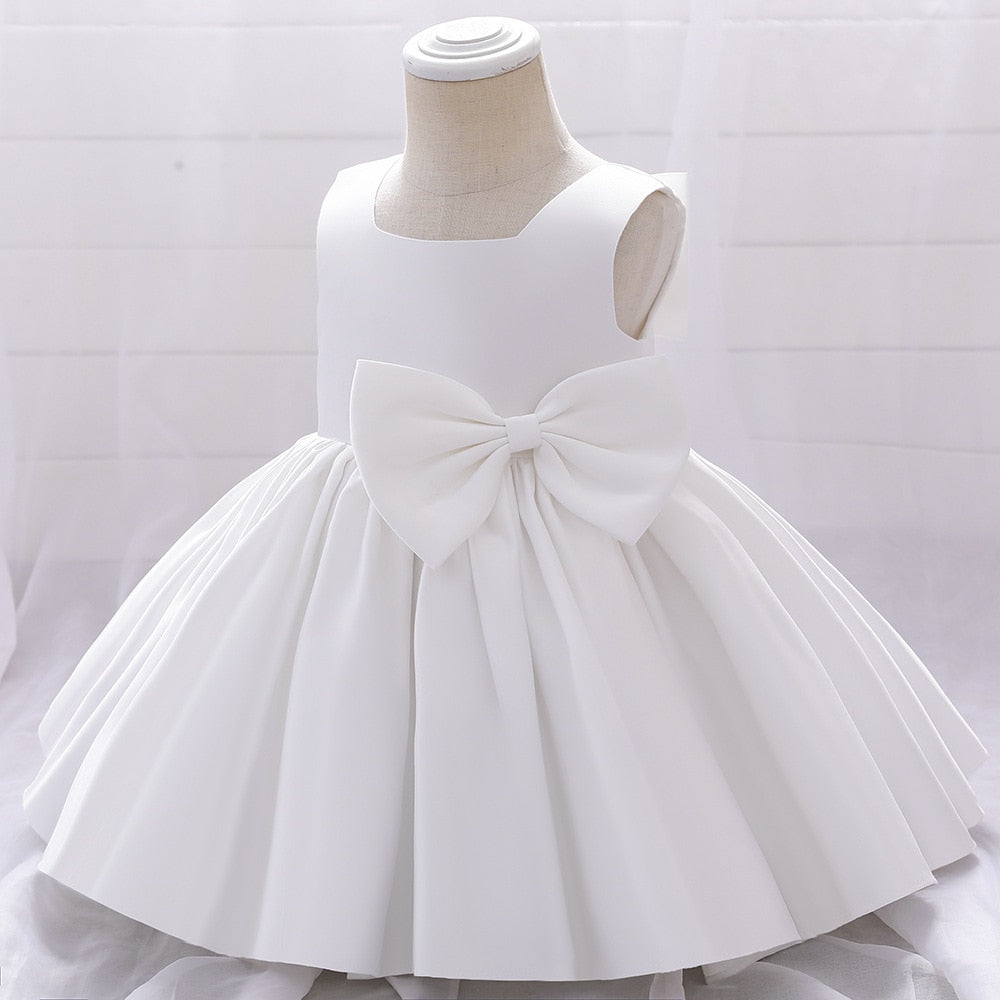 White Ball Gown Party Dress (6M-10Yrs)