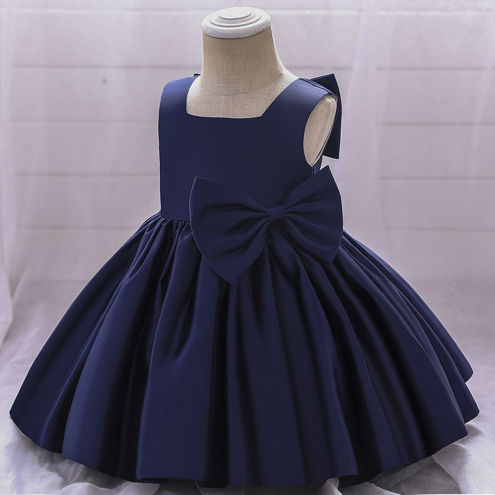 Navy Ball Gown Party Dress (6M-10Yrs)
