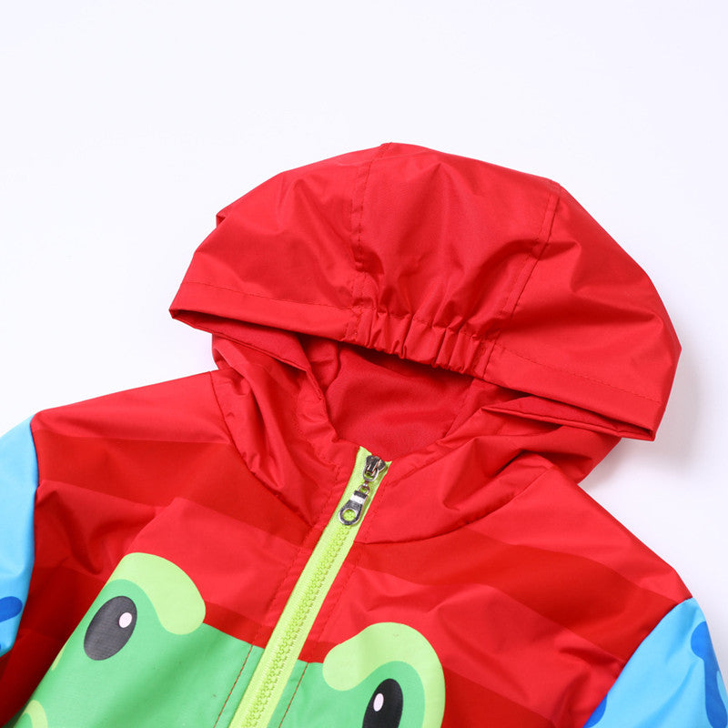Dragon Red Coat, Size 2-6 Yrs