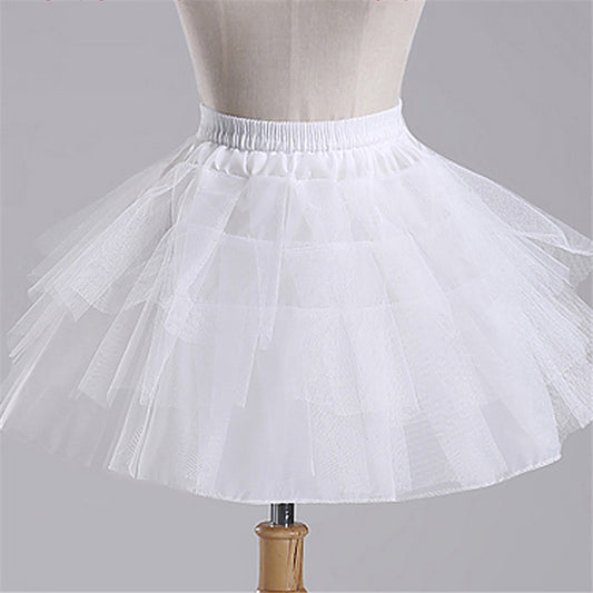 Girls white Petticoat Underskirt