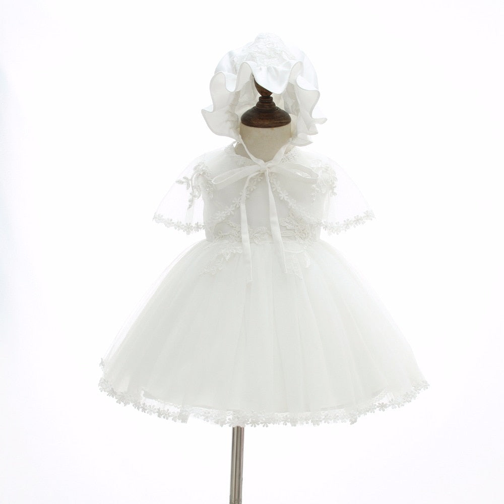 Baby 3-piece Christening Dress (3M-24M)