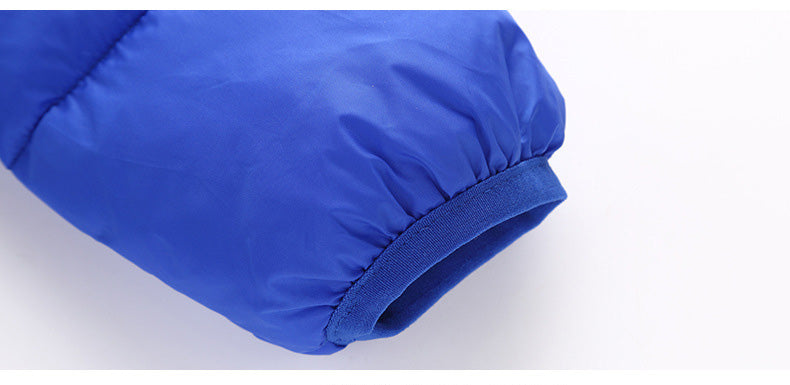 Blue Padded Coat, Size 1-5 Yrs