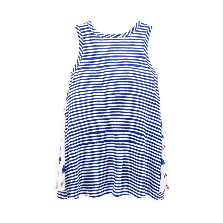 Tiered Sailor Dress, Size 3-24M