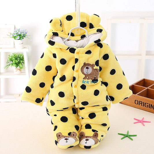 Baby Bear Hugs - Cosy All-In-One Romper Suit Size 3-12M