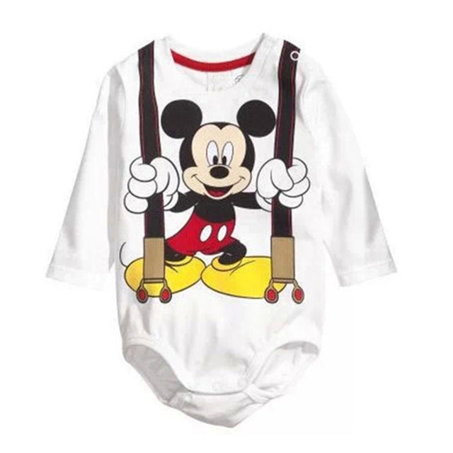 Baby Cotton Cartoon Mouse Romper Vest, Size 9-24M