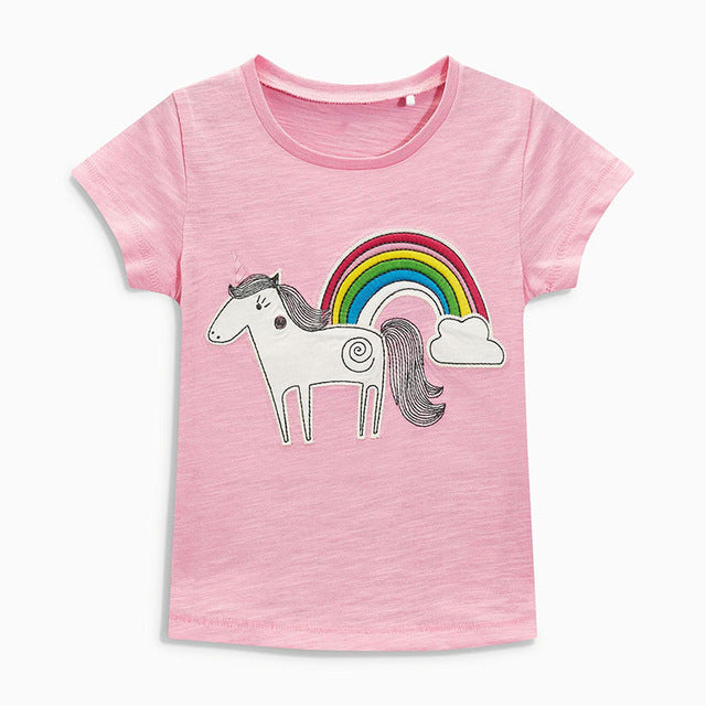 Girls Unicorn T-Shirt, Size 18M-6 Yrs
