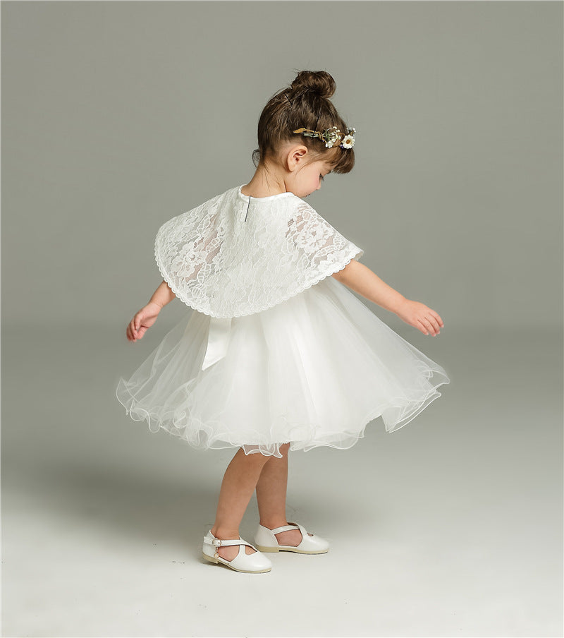Isabella Lace Christening Dress  Ivory  Little Angels Couture