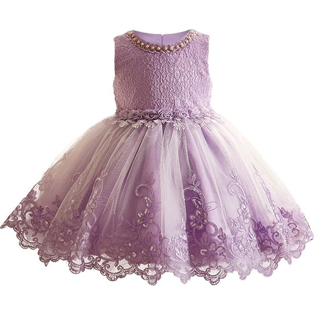 Lavender & Lace Tulle Dress, Size 9M-10 Yrs