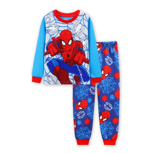 Long Sleeved Boys Spider-Man Pyjamas, Size 2-7 Yrs